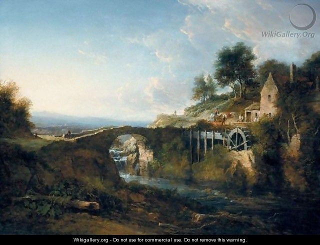 A Watermill In Angus-Shire - Alexander Nasmyth