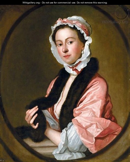 Portrait Of Mrs John Faber - Thomas Hudson