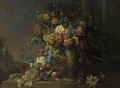 Still Life With Fruit And Flowers - Max Carlier
