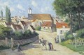 Guernes, La Rue De Village - Maximilien Luce