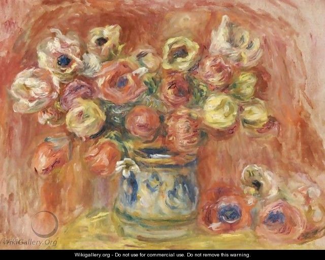 Bouquet De Fleurs - Pierre Auguste Renoir