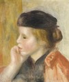 Jeune Fille A La Toque - Pierre Auguste Renoir
