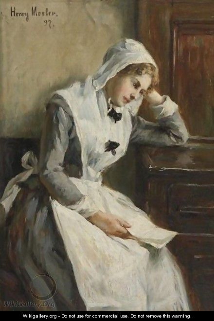 Lost In Thought - Henry Mosler