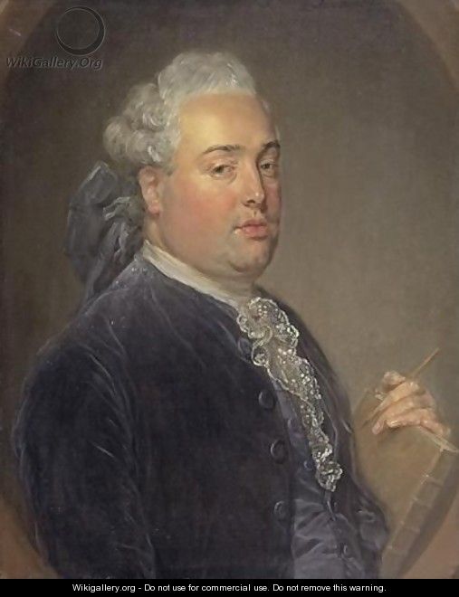 Portrait Of A Man - Jean-Baptiste Perronneau