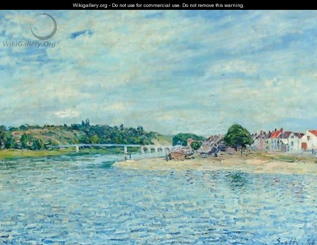 La Seine A Saint-Mammes - Alfred Sisley