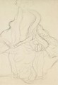 Sitzend Von Vorne (Seated From The Front) - Gustav Klimt