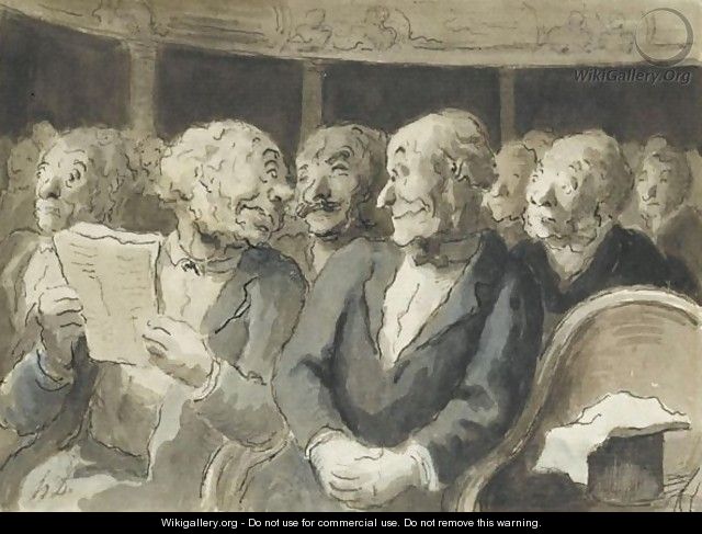 Les Spectateurs - Honoré Daumier