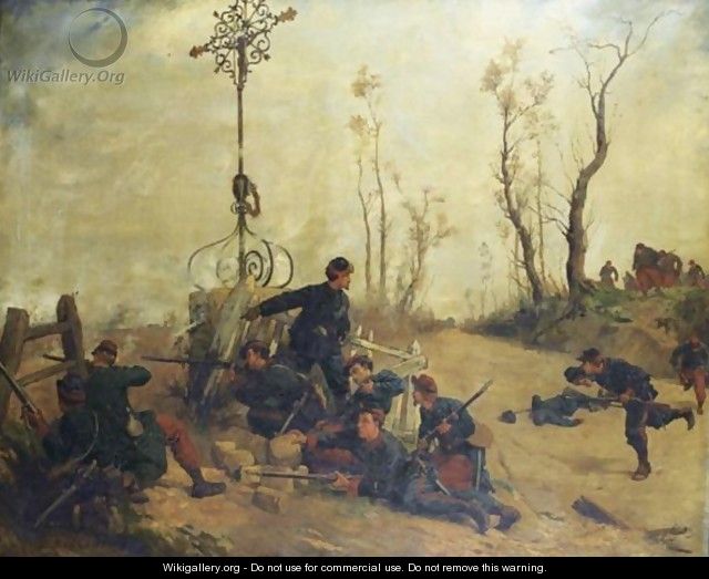 During The 1870 War - Lucien-Pierre Sergent