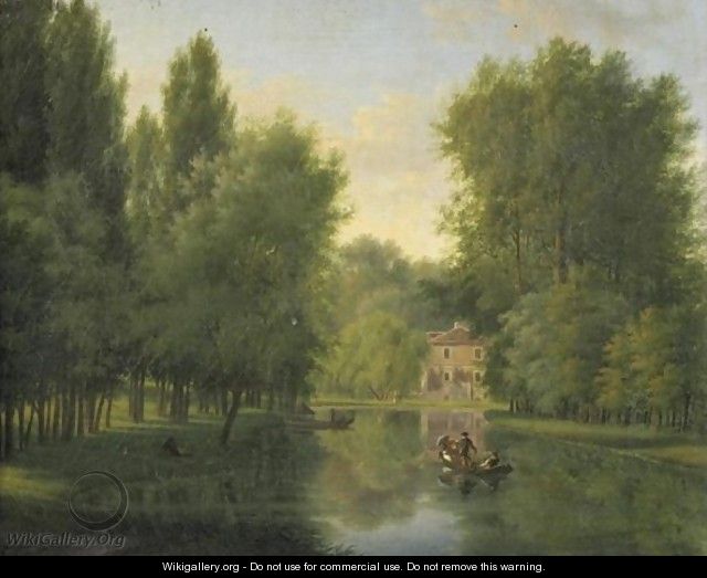 Views Of The Park Of Mortefontaine (Near Chantilly) - Charles Jean Guerard