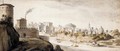 View Of Rome, Seen Across The Tiber From The Monte Gianicolo - Adriaen van Nieulandt