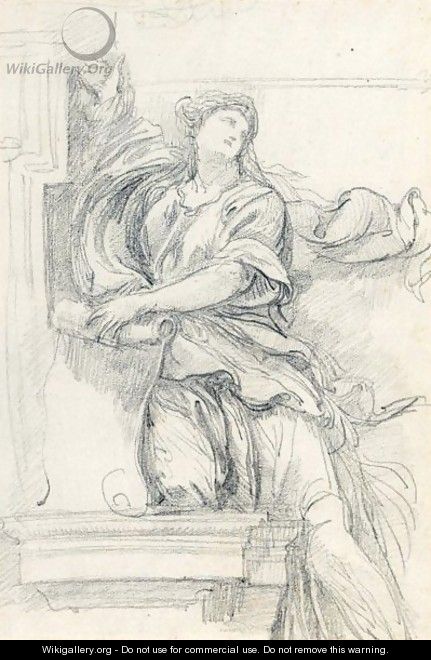 Allegorical Female Figure - (after) Anicet-Charles-Gabriel Lemonnier