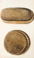 Design For Two Clothes Brushes One Round, One Oval - French School