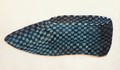 Design For A Slipper In Checked Fabric - French School