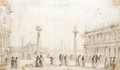 View Of The Piazzetta, Looking Towards San Giorgio Maggiore, Venice - Francesco Guardi