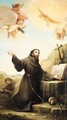 Saint Francis Of Assisi Receiving The Stigmata - Mariano Salvador Maella