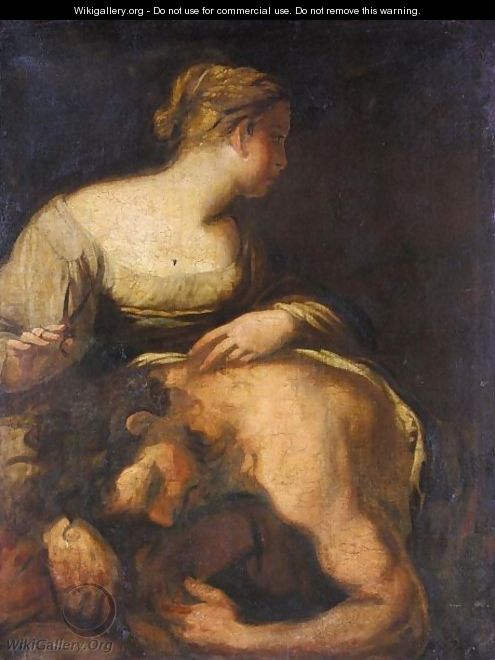 Samson And Delilah - (after) Antonio Carneo Concordia Sagittaria