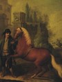 A Horse And His Groom - Martin Ferdinand Quadal
