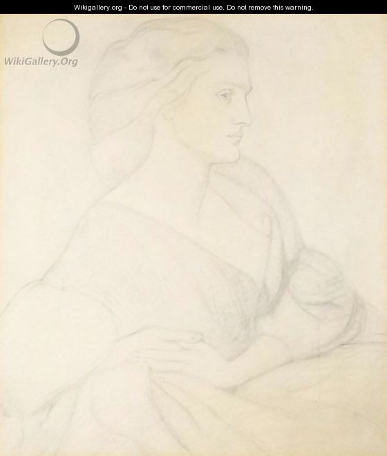 Portrait Of Annie Miller 2 - Dante Gabriel Rossetti