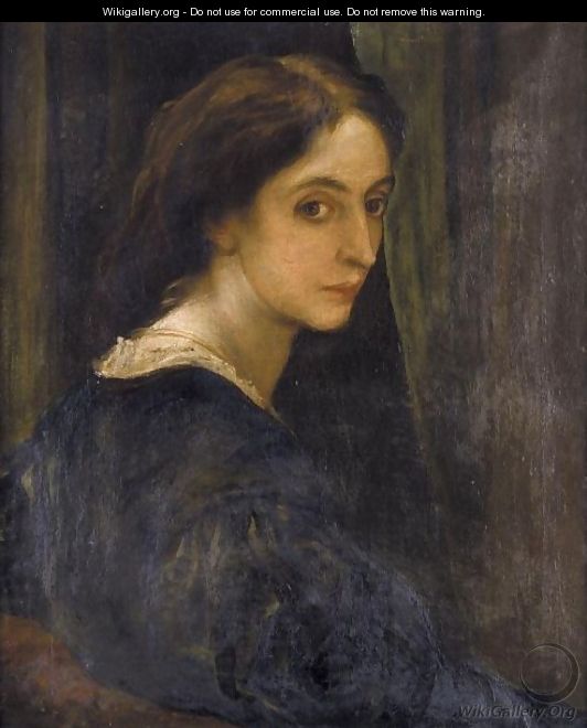 Portrait Of Aglaia Coronio - George Frederick Watts