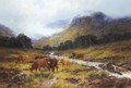 The Highland Burn - Louis Bosworth Hurt