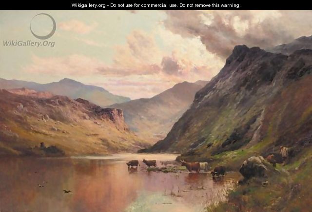 At The Foot Of Kirkstone Pass - Alfred de Breanski