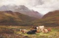 A Pasture In Glen Falloch, Perthshire - Louis Bosworth Hurt