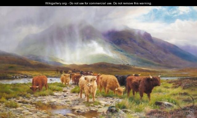 A Passing Shower, Glen Orchy - Louis Bosworth Hurt