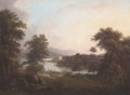 View Of A Lochside Castle - Alexander Nasmyth