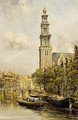 A View Of The Westertoren, Amsterdam - Jan Hermanus Melcher Tilmes
