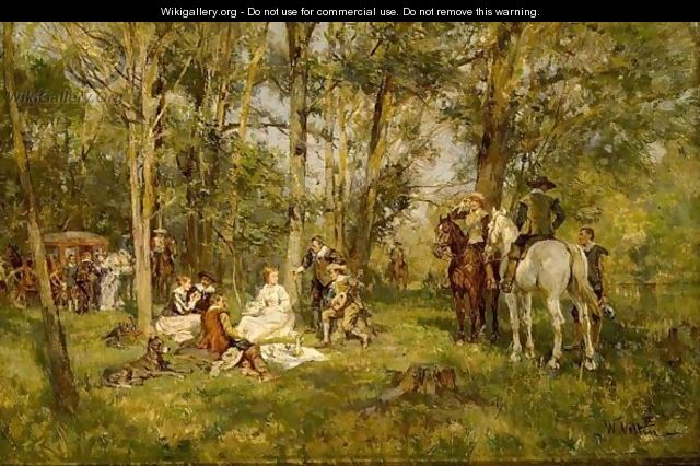 A Hunting Company - Wilhelm Velten