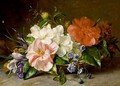 A Spray Of Flowers - Hendrika Wilhelmina Van Der Kellen