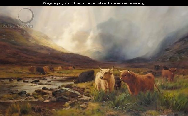 A Gleam In The Highlands - Louis Bosworth Hurt