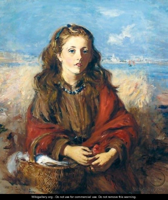 A Portrait Of Maggie Macmillan - William McTaggart