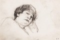 Lucy Hessel, Study For At Rest - Edouard (Jean-Edouard) Vuillard