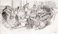 The Salon At Les Pavillons - Edouard (Jean-Edouard) Vuillard