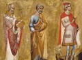 Three Saints Peter, Augustine And Mark The Evangelist () - Venetian School