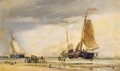 On The Beach Scheveningen - Edward William Cooke