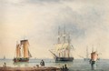 Shipping In A Calm Off The Coast - John of Hull Ward