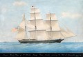 The Barque Black Swan Of South Shields, Commanded By George Swan, Entering The Port Of Marseilles May 2nd 1860 - Honore Pellegrini