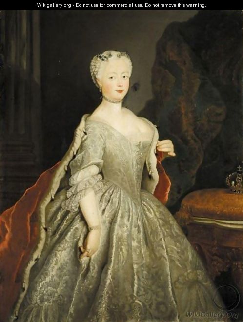Portrait Der Konigin Elizabeth Christine Von Preussen - (after) Pesne, Antoine