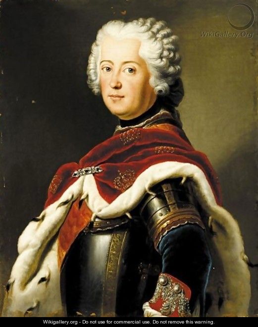 Portrait Von Frederik Konig Von Preussen (1712-1786) - (after) Pesne, Antoine