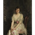Portrait Of Mrs. Junius S. Morgan - William Mcgregor Paxton