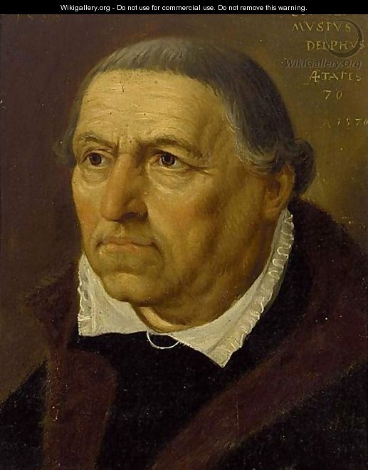 A Portrait Of Cornelis Musius(1500-1572) - Dutch School