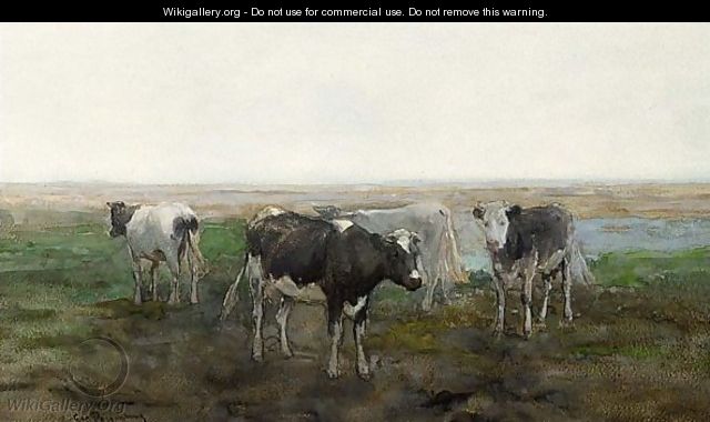 Cows In A Meadow 2 - Geo Poggenbeek