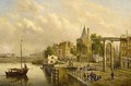 A View Of The Scheierstoren, Amsterdam - Gerardus Hendriks