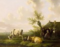 Milking Time - Albertus Verhoesen