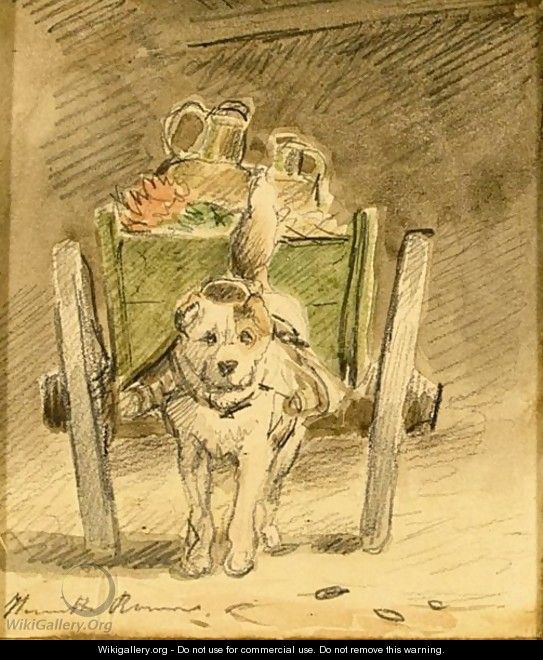 A Dogcart - Henriette Ronner-Knip