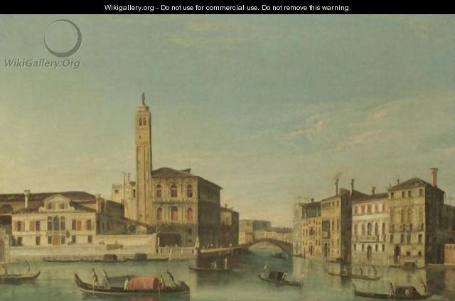 Venice, A View Of San Geremia And The Entrance To The Cannaregio - Apollonio Domenichini