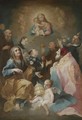 Madonna And Child In Glory With Saints - Giovanni Battista Tagliasacchi