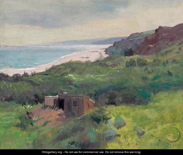 The Cliff At Houlgate, 1913 - Felix Edouard Vallotton